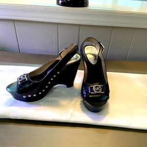 MK platform wedge. Worn once